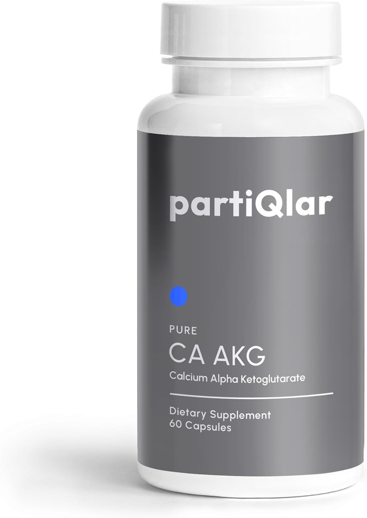 CA AKG Supplement - Pure Alpha Ketoglutaminian o wysokiej bio-owalności - Calcium AKG Supplement 1000mg na 2 Capsule Serving - Wspiera zdrowy proces starzenia - Made in The USA - 60 Capsules