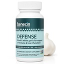 Benecin Defense 1500 mcg stabilizowany alicyna na kapsułkę 124; Plus wysokie ilości SAC & Polifenole z Black czosnku 124; Potężne wsparcie immunologiczne i serce funkcji Czapki wegetariańskie (1 Hrabia (Opakowanie 60))