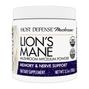 Defense Defense Lion 's Mane Powder - Suplement do Wspomagania Zdrowia Mózgu - Suplement do Wspomagania Skupiania i Pamięci - Immune & Nerwowy Suplement Wsparcia Systemu - 3.5 oz (66 Służenia) *