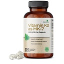 Futurebiotyka Witamina K2 jako MK- 7 100 µg, Wspiera silne kości - Nie- GMO, 300 Kapsułki wegetariańskie
