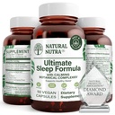 Naturalna Nutra Ultimate Sleep Formuła, Rumianek do wsparcia Relaxation i zmniejszyć lęk nocny, Pomoc Upadek Asleep szybciej, 50 Kapsułki