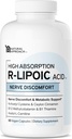 HIGH ABSORPION R- LIPOIC Acid - Wspiera Nerve Health - Tingling Fingers, Hands, Toes & Feet - Wspiera zdrowe starzenie, zdrowie układu sercowo-naczyniowego i ogólne samopoczucie * - 60 Kapsułki wegańskie