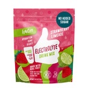FlavCity Truskawki Limeade Electrolytes w proszku - 28 pakietów nawadniających - bez dodatku cukru - Proszek nawadniający z prawdziwymi owocami i nierafinowaną solą morską - Keto & Gluten- Free (28 opakowań do kleju)