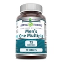 Amazing Men 's Multivitamine 124; Food Basis 124; Tablets Supplement Equipment 124; Perfect Blend of Vitamin, Minerals, 25 Milion CFU probiotyki i enzymy oparte na żywności (1 Pack, 75 Count)