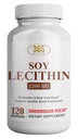 ZDROWIE LFE Lecytyna 1200mg, Wysoka potencja, 120 Softgels, Naturalne połączenie podstawowych kwasów tłuszczowych w celu wsparcia mózgu i funkcji nerwowych- Lecytyna Food Grade, 1200mg na serving, Suplement diety