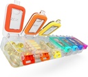BEXEEN Cotygodniowy lek Pill Organizator wodoodporny 7 Dzień duży pill Pudełko Codzienny pill Case Cute Witamina Organizer Przenośny pojemnik na tabletki Podróże Holder XL Suplement leków Dispenser jeden dzień