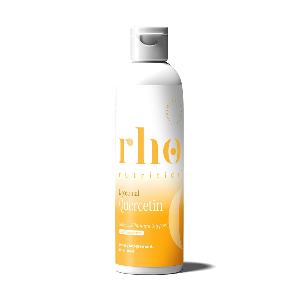 Rho Nutrition Liposomal Quercetin - Ultra High Absorption Liquidity Quercetin Supplement - Wspiera system immunologiczny, Alergia Defense, i Zdrowe Starzenie