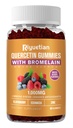 Quercetin z bromelainem, cynkiem i witaminą C - układ sercowo-naczyniowy, wsparcie starzenia się do żucia Witaminy -Wegan - Czysty Quercetin dla dzieci i dorosłych - Non-GMO 60 Count