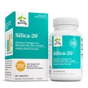 Terry Natural Silica- 20 - Wsparcie wzrostu włosów i siły paznokci - Suplement Kolagenowy do pomocy gęstości kości i siły - Suplement do pielęgnacji skóry, paznokci i kości - 90 Tabletki