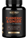 Kurkumina kurkumina z BioPerine & Ginger, Pieprz czarny i 95% Kurkuminoidy - Wysoka Absorpcja Kurkumina Suplementy dla Zdrowia Hearth- Non-GMO, Gluten Free - 120 Kapsułki