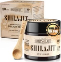 Geloo Shilajit Pure Himalayan Organic Shilajit Resin 60 Grams - Natural Shilajit Resin - Gold Grade 100% Shilajit - z 85 + Ślad minerałów & Fulvic