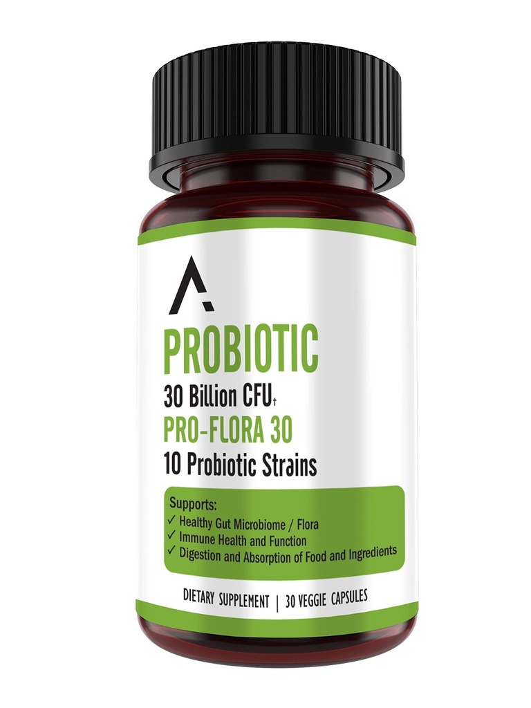 Ascendant Nutrition Bacillus Subtilis Probiotic - 30 Miliard CFU Multi- Strein Probiotics for Women and Men - Supports Digestive and Gut Health - 30 kapsułki