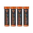 Fluid Tactical- Effermuscent tabletki nawadniające, Electrolyte Zapobieganie zastąpieniu i odwadnianiu, 4 Pack, 40 Słupki (Ananas pomarańczowy)