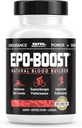 Natural Blood Builder Iron Supplement. Wsparcie RBC Made in USA z Echinacea & Dandelion Root pomaga VO2 Max, Energia, Endurance (1- Pack)