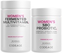 Codeage Women 's Multivitamin Bundle: Women' s Formula & Women 's Probiotic Daily Vitamins