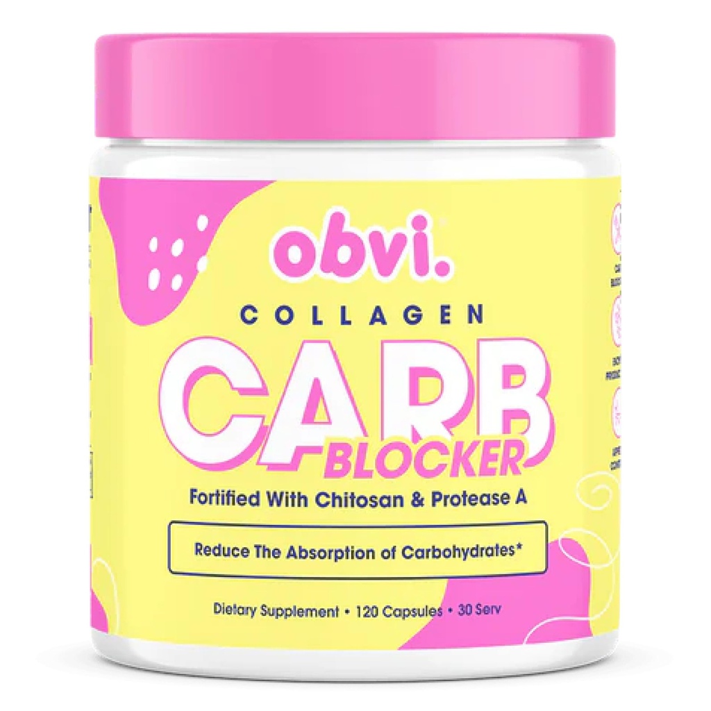 Obvi Guilt- Free Carb Blocker 124; Wspomaga cele fitness 124; Karb Absorpcja Blocker z White Nerki Bean Extract 124; 120 Kapsułki, 30 Słupki