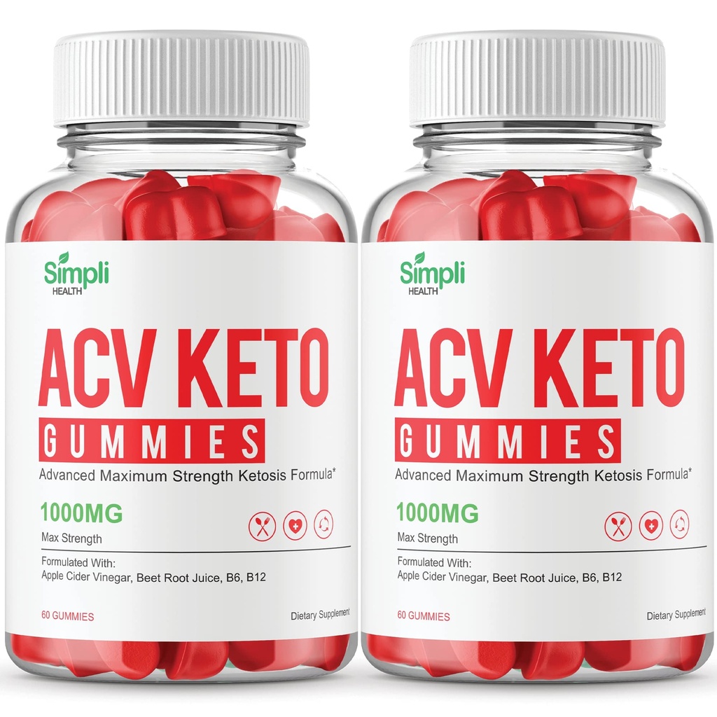 Simpli ACV Keto Gummies Simpli Health ACV Keto Gummies Dodatkowa siła (120 Gummies)