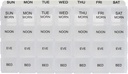 ProMed Weekly 4 Times Daily 7 dzień Pill Organizer for Medication, Vitamin & Supplements Budapeszt 124; Ergonomiczny pill Case z usuwalnymi przezroczystymi składnikami 124; BPA- Free & Medical- Grade Plastic
