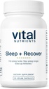 Vital Nutrigents Sleep + Recover - Vegan Supplement - Sleep Supplement - Melatonin, Ashwagandha & L- Theanine - Gluten, Dairy & Soy Free - 30 kapsułki