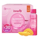 CJwellcare Innerb Glowshot Collagen (50,7 fl oz, 30 Służenia) - Marine Liquid Collagen for Women, 3,000mg Collagen Peptydes, Collagen Shots for High Absorption, Hair, Skin & Nails Supplement