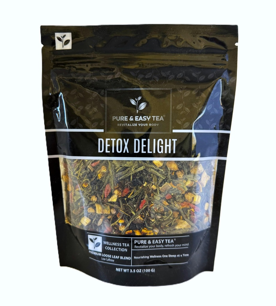 Czysta i łatwa herbata, Detox Detox Detox, 30 dzień Detox, Pomaga zdrowe odchudzanie, Wątroba, Gut & Colon Cleanse, Zaawansowany mieszanka całego ciała, 100g / 3.5oz