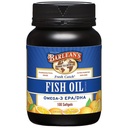 Barlean Omega 3 Suplementy oleju rybnego, Suplement Softgels dla mężczyzn i kobiet, 600mg EPA i DHA Kwasy tłuszczowe, Orange Flavored, 100 Hrabia