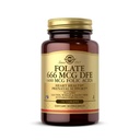 Solgar Folate 666 mcg DFE (Kwas foliowy 400 mcg) - 250 Tablets - Prenatal Support - Non-GMO, Wegan, Gluten Free, Dairy Free, Kosher - 250 Servings