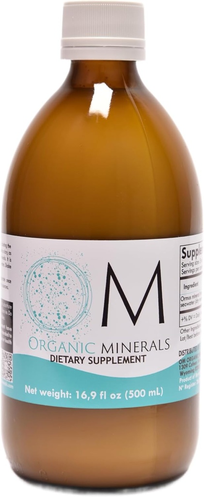 Ormus Organic Minerals 500 ml - Ormus Pure Premium - Koncentrated - Minerals from deep - Atlantic Waters - Monoatomic - 1 Unit