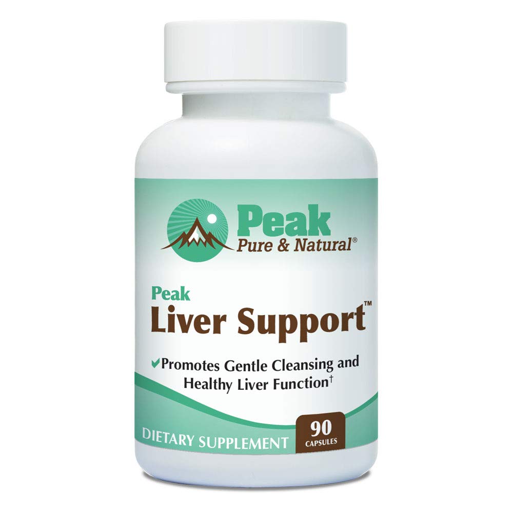 Peak Pure & Natural Peak Liver Support Milk Thistle Based Liver Supplement Supplement Agreement 124; Liver Cleanse and Detox Agregat 124; 90 Kapsułki
