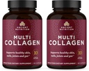Ancient Nutrition Collagen Peptydes Suplement kapsułki, Zhydrolizowane tabletki kolagenowe dla kobiet i mężczyzn, Wspiera zdrową skórę i paznokcie, Gut Health & Joint Support, Shrink- owinięte 90 Bundle Count (2 Pack)
