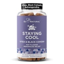 Pozostawanie Cool Menopauza Suplementy dla kobiet - Hormonal Hot Flash Relief, Wsparcie wagi, & Pot nocy - Vitex Chaste Tree & Black Cohosh - 60 Kapsułki wegetariańskie miękkie