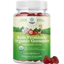 Immune Booster Kids Probiotic Gummies - Bacillus Subtilis Probiotic for Kids Upset Stomach Body Cleanse Immune Boost and Colon Detox - Zaparcia Relief i Digestive Health Vitamin Gummy