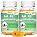 2 Pack Lutein Gummies 25mg, Cukier Wolny Luteina Zeaksantyna Suplementy Gummies, Eye Health Supplement dla dorosłych, Vitamin Lutein dla Vision i Blue Light Protection, Mango Flavor, 120 Count