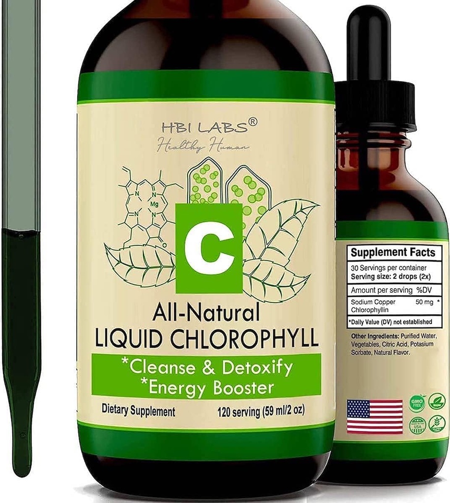 Chlorofil płynne krople do wody Naturalny chlorofil koncentrat (pojedynczy)