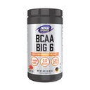 Teraz żywności odżywki sportowe, BCAA (rozgałęziony łańcuch aminokwasy) Duży 6, aromat arbuzowy, 600 gramów