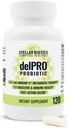 Del- Immune V ® + Delpro Probiotic & Prebiotic Blend by Stellar Biotics - Promotes Optimal Gut Health, Trawienie, Immune Support & Mood (120 kapsułki)