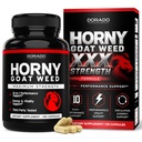 Napalone kozie trawa dla mężczyzn i kobiet - [maksymalna moc 1590mg] Maca, Ginseng, L-Arginina, Tribulus - Premium Hornygoatweed - Icariin Epimedium dla mężczyzn - 3. strona Tested - USA Made - 120 Hrabia