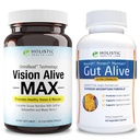 Bright Eyes and Healthy Gut Bundle Between 124; Lutemax ® 2020, Bilberry, Blueberries, c3g z czarnej porzeczki, Maqui Berry, Saffron, Astaxanthin Between 124; Ginger, Artichock Leaf, Licorice Root & Zinc Carnosine