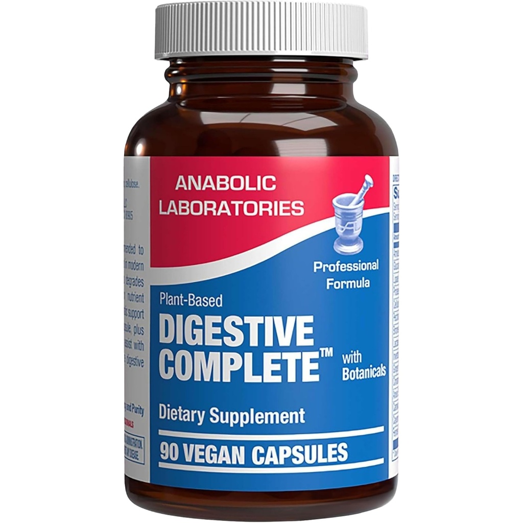Supplement Multi Digestive Enzymes - suplement do trawienia z odżywianiem zioła i enzymy dla kobiet i mężczyzn dla białka Carb & Fat Digestive Complete (90ct)