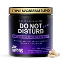 Życie Happens Nie disturb Sen Pomoc dla dorosłych Natural Supplement z L- Theanine, Magnezu, Flower Passion & owoc Evodia dla Melatonin Restorative Sen-Free, Non Habit- Forming, 60 Kapsułki