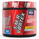 BPI Sports 1.M.R Vortex Pre Workout Powder - Wysoka kondycja Stim dla mężczyzn i kobiet z glicerol, kofeina, Niacyna i ekstrakty ziołowe - Energia, Focus & Endurance - Power Juice - 50 Służenie