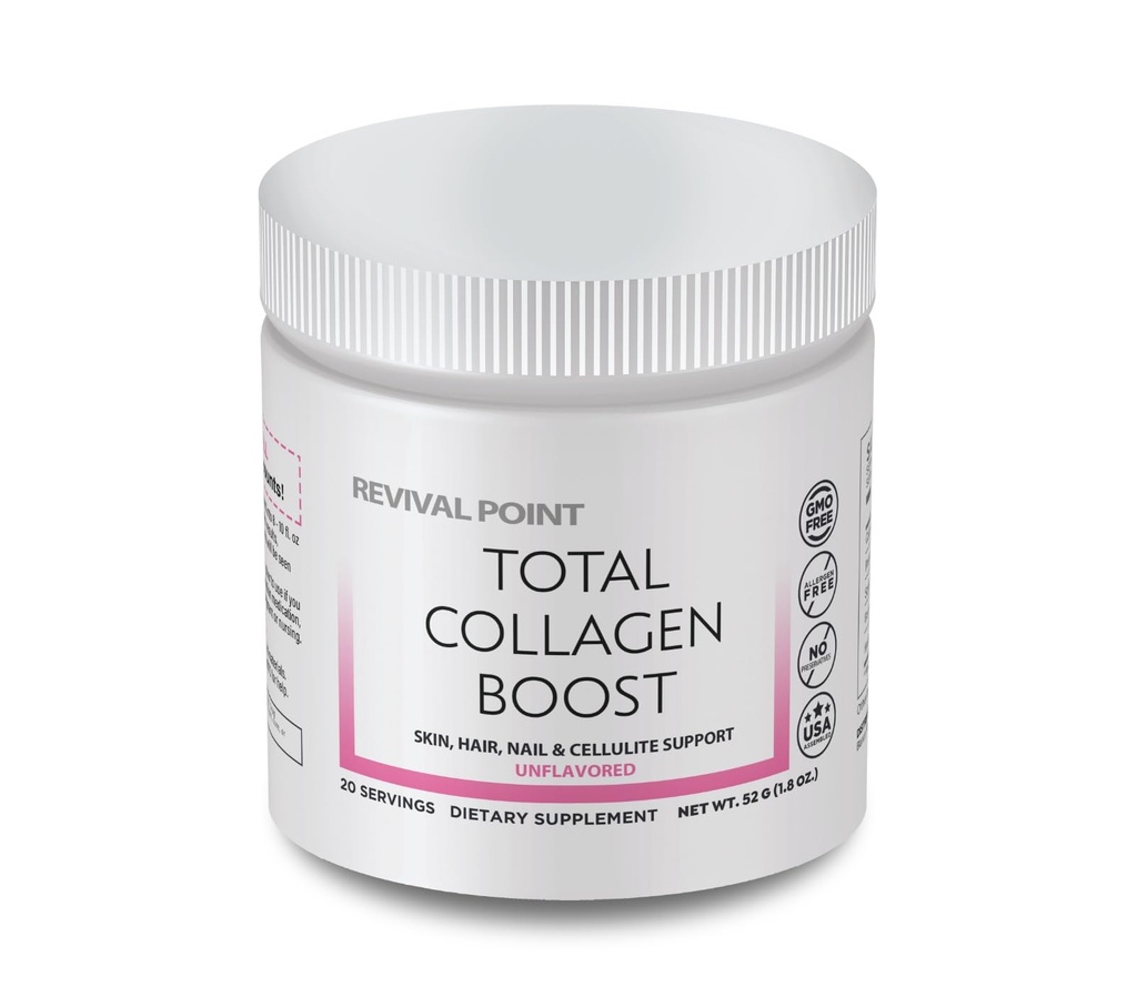 Całkowity wzrost kolagenu przy użyciu Verisol ® Bioactive Collagen peptydes Peptydes Powder, Hyaluronic Acid & Marine Collagen