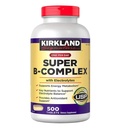 Kirkland Signature Super B- Complex (2- Pack) z elektrolitami (2 x 500 tabletek)
