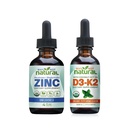 Cynk organiczny i krople witaminy D3K2