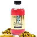 Jestem radością: Płynne Colloidal Gold 24k 99,99% Czysty 100ppm Ruby Red Water based all Natural Electrolisis Large 8oz szklanej butelce