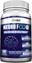 GreeNatr Suplementy mózgu dla pamięci i skupienia - Ginko Biloba Suplement uzupełniający mózgu z B1, Kwas foliowy i wapń - Suplementy pamięci dla Cognitive & Brain Health 60 Kapsułki (1 butelka)