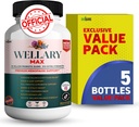 Wellary Max Menopauza Supplement Supplement, 40 Billion CFU Probiotic Blend, 90 kapsułki (5)