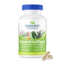 Ridgecrest Herbals EssentialEyes, Natural Eye witaminy suplements, Zawiera luteina, Zeaksantyna, Wyciąg z borówki, Pomaga Eye and Vision Health (120 Vegan Caps, 30 Serv)