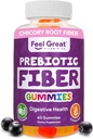 Prebiotyczne gumki włókniste przez Feel Great witaminy Co (60 Gummies) 124; Pomaga poprawić zdrowie pokarmowe, Przywrócenie naturalnego Gut Flora, i Wsparcie ogólnego zdrowia i odporności * 124; Wegetarianin & Wegański Przyjazny Chew