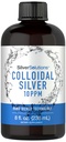 Carlyle Colloidal Silver Department 124; 10 PPM Description 124; 8 oz (236 ml) Description 124; Nano Silver Technology Solutions Description 124; Vegetarian, Non-GMO, & Gluten Free Supplement